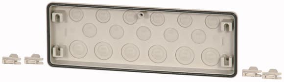 Eaton Industries France SAS - Flasque, entrée défonçable 5x M25, 6x M25/16, 6x M32/20, HxLxP=116x329x23mm