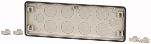 Eaton Industries France SAS - Flasque, entrée défonçable 4x M16, 2x M25/16, 8x M40/25, HxLxP=116x329x23mm