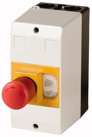 Eaton Industries France SAS - Coffret isolant, IP65, +bouton d'arrêt d'urgence par clé, pour PKZ01, NA