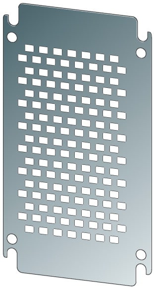 Eaton Industries France SAS - Platine de montage, perforée, galvanisé, pour HxL=600x400mm