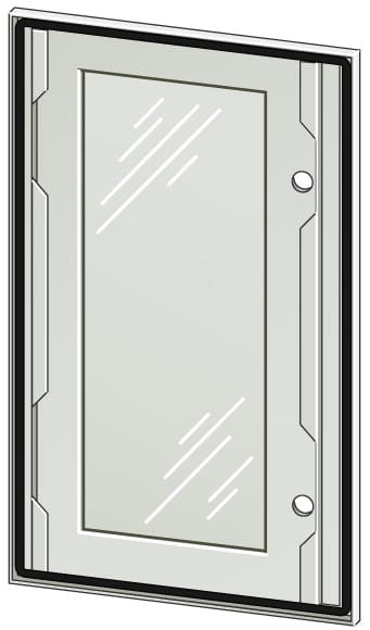 Eaton Industries France SAS - Porte, transparente, IP66, HxL=400x300mm