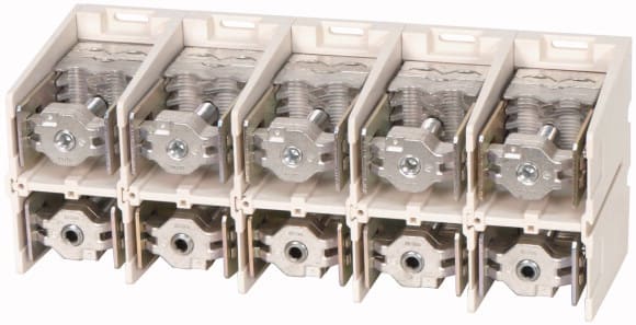 Eaton Industries France SAS - Borne de raccordement, 1000A, 5p, plate/ronde