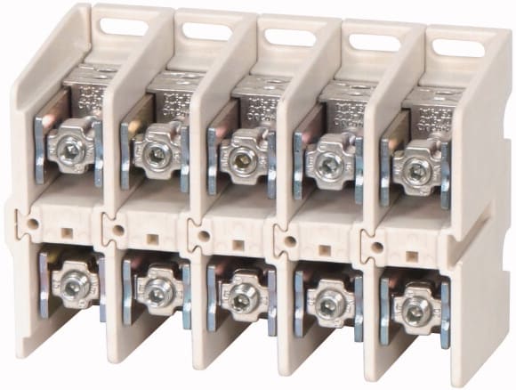 Eaton Industries France SAS - Borne de raccordement, 250A, 5p, plate/ronde