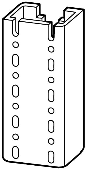 Eaton Industries France SAS - Profilé de châssis-support, verticale / milieu, L=2325mm