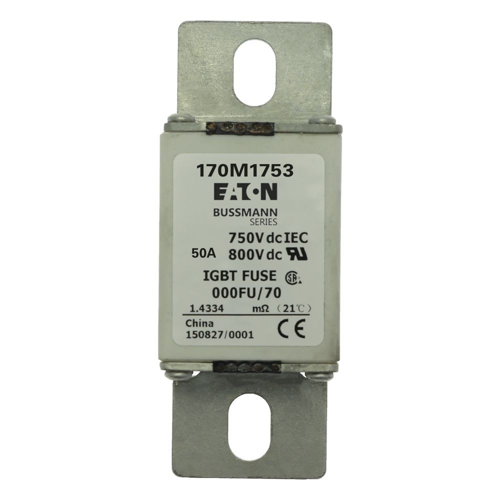 Eaton Industries France SAS - FUSE 50A 750V DC 000FU/70 AR CU