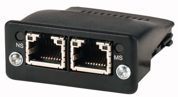 Eaton Industries France SAS - Module bus de terrain Modbus TCP pour convertisseurs de fréquence DA1
