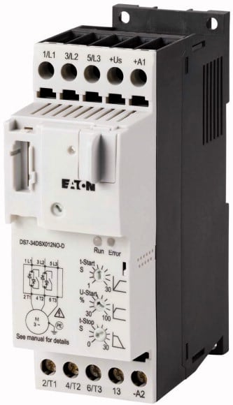 Eaton Industries France SAS - Démarreurs progressifs, +Interface SWD, 3p, 7A, 200-480VAC, Us=24VAC/DC