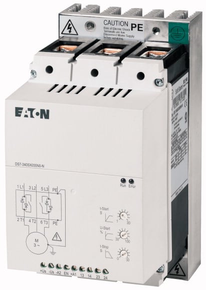 Eaton Industries France SAS - Démarreurs progressifs, 3p, 100A, 200-480VAC, Us=24VAC/DC