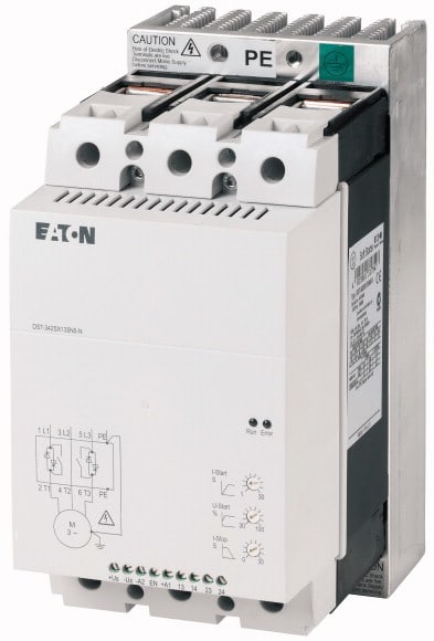 Eaton Industries France SAS - Démarreurs progressifs, 3p, 200A, 200-480VAC, Us=24VAC/DC