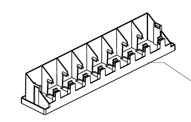 Eaton Industries France SAS - Plateaux batteries & câbles pour 1 string de batteries (châssis 20kW)