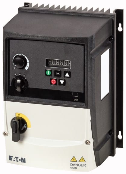 Eaton Industries France SAS - Convertisseur de fréquence, 230 V AC, tri, 10.5 A, 2.2 kW, IP66, cmd sur app.