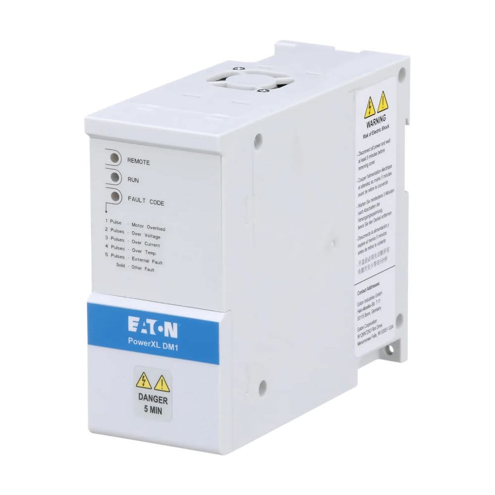 Eaton Industries France SAS - Convertisseur de fréquence DM1 500V 5,6/7,6A EMC BU IP20