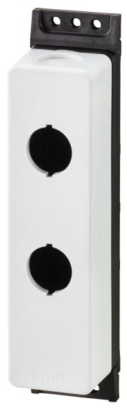 Eaton Industries France SAS - Boîtier à monter en saillie, RAL 7035, Inscription personnalisée, perçages: 2