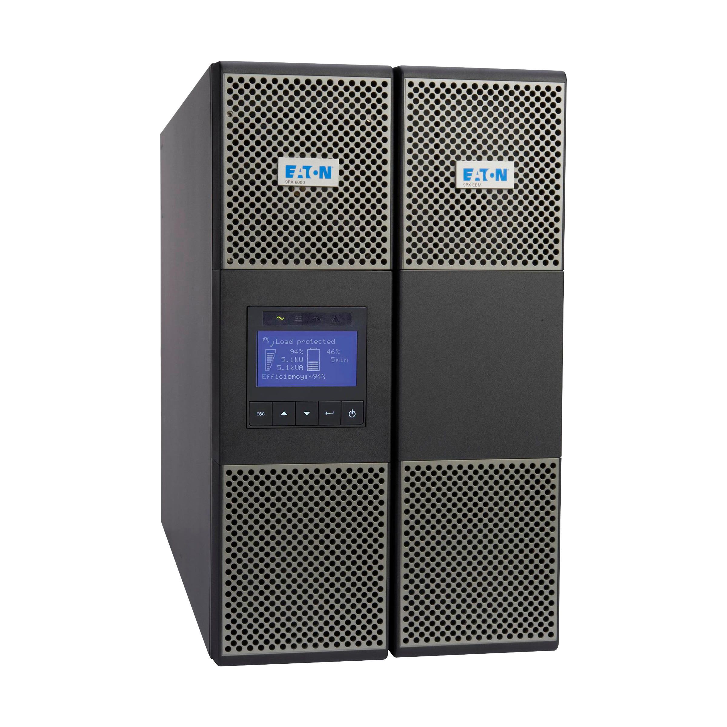 Eaton Industries France SAS - Onduleur 9PX, 1ph, on-line, 3000 Watts, RT 3U + Bypass de Maintenance sortie DIN