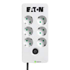 Eaton Industries France SAS - Multiprise parafoudre certifiée,10A, Eaton Protection Box, 6 prises DIN