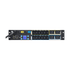 Eaton Industries France SAS - PDU G3+ Metered 2U, horizontal, entrée: 309 32A 1Ph - sortie: 12x C13, 4x C19