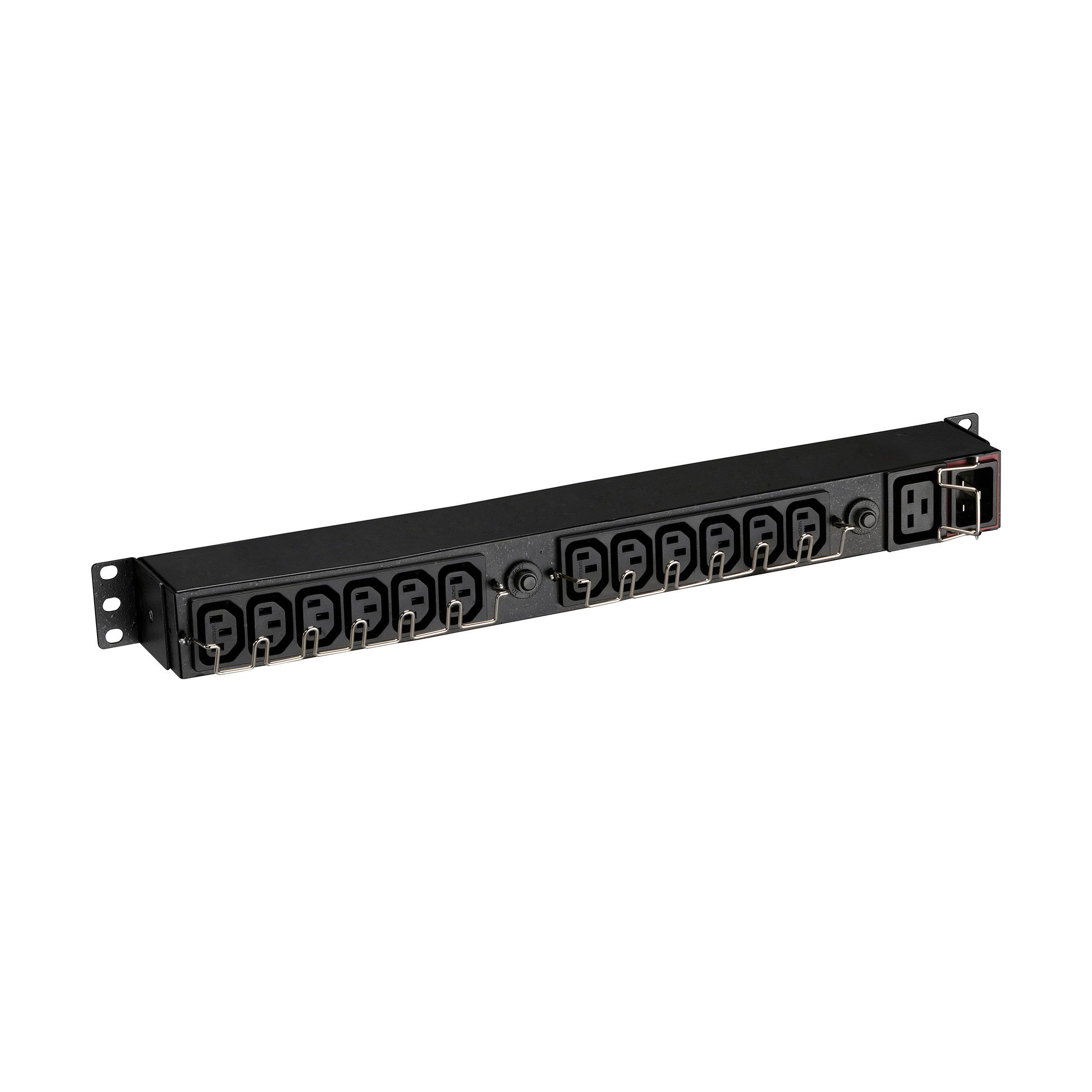 Eaton Industries France SAS - PDU Basique 1U, rackable 16A, 12x C13 et 1xC19