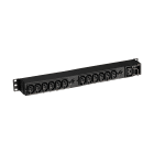 Eaton Industries France SAS - PDU Basique 1U pour onduleur, rackable, 16A, 12x C13 et 1xC19