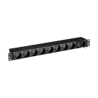 Eaton Industries France SAS - PDU Basique 1U pour onduleur, rackable, 16A, 8 prises FR+ 1xC19