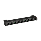 Eaton Industries France SAS - PDU Basique 1U pour onduleur, rackable, 16A, 8 prises DIN + 1xC19