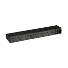 Eaton Industries France SAS - PDU Basique 1U pour onduleur, rackable, 16A, 6 prises anglaises + 1xC19