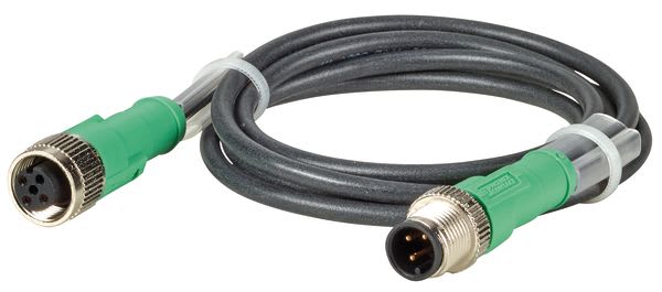Eaton Industries France SAS - Rallonge, M12, connecteur femelle /connecteur mâle