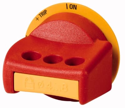 Eaton Industries France SAS - Poignée rotative, poignée rouge-jaune, pour NZM1