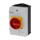 Eaton Industries France SAS - Interrupteur général, P1, 40 A, Montage en saillie, 3 pôles + N, arrêt d'urgence