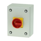 Eaton Industries France SAS - Interrupteur général, P1, 40 A, en saillie, tripolaire, arrêt d'urgence, acier