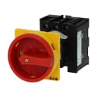 Eaton Industries France SAS - Interrupteur général, P1, 40 A, fix arrière, tripolaire, 1F, 1O, arrêt d'urgence