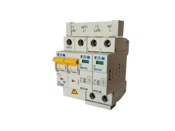 Eaton Industries France SAS - Ensemble parafoudre classe II tétrapolaire