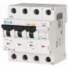 Eaton Industries France SAS - Disjoncteur différentiel FRBm6, 30mA, courbe C, 3P+N, type AC