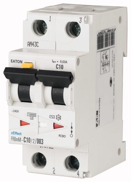 Eaton Industries France SAS - Disjoncteur différentiel FRBmM, 30mA, courbe C, 2P, type LIA