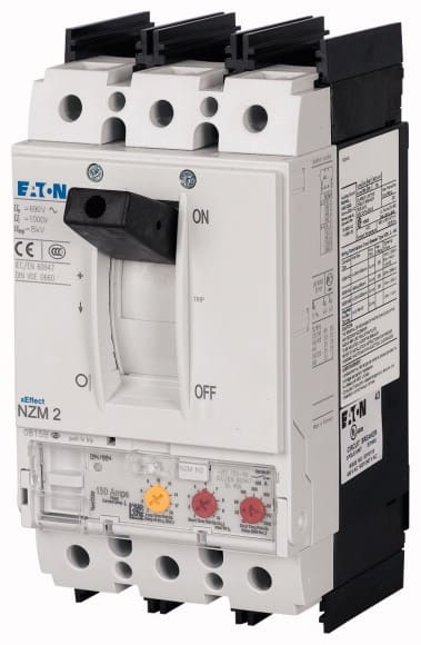 Eaton Industries France SAS - Disjoncteur NZM2, 50kA, 3P, 150A, borne à cage, UL/IEC