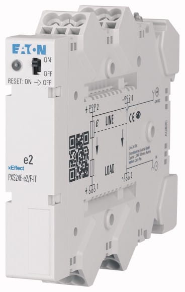 Eaton Industries France SAS - Disjoncteur électronique 24V DC, 8A fixe, sans bornes alim
