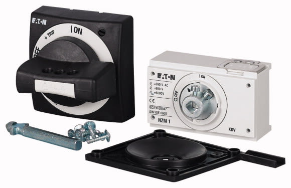 Eaton Industries France SAS - Poignée rotative à commande rompue, noire, poignée+commutateur, taille 1