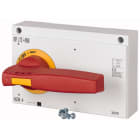 Eaton Industries France SAS - Poignée rotativer, rouge/jaune, verrouillable sur la poignée, taille 4, IEC