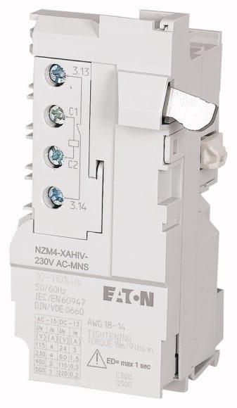 Eaton Industries France SAS - Déclencheur à émission de tension, 230VAC, +1Fa, taille 4