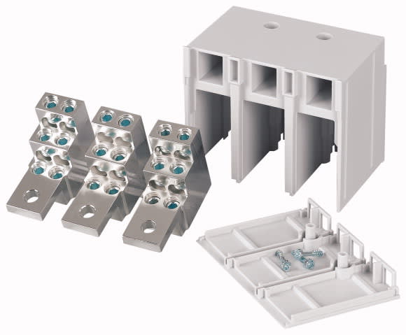 Eaton Industries France SAS - Borne à tunnel, 3p, 6x35mm², +capot