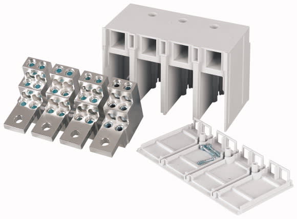 Eaton Industries France SAS - Borne à tunnel, 4p, 6x35mm², +capot