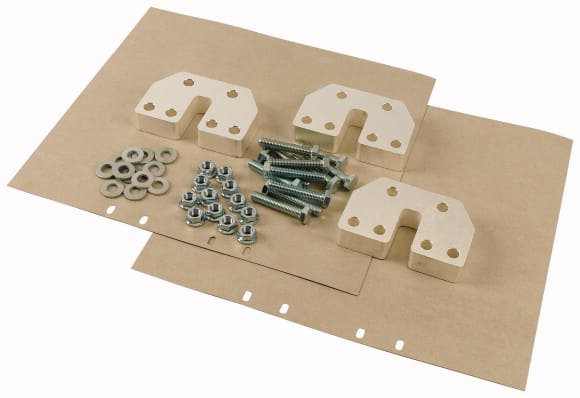 Eaton Industries France SAS - Jeu de pièces pour pont, +plaques d'isolement, 4p, /1p