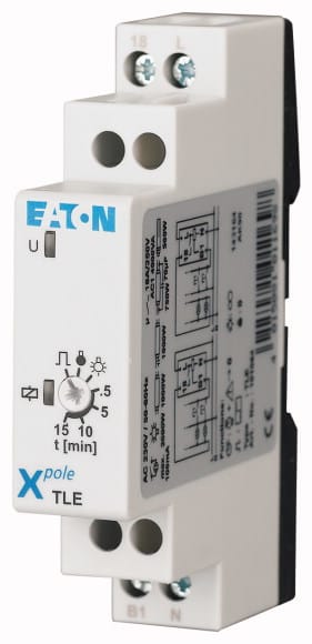 Eaton Industries France SAS - Relais temporisé, minuterie pour cage d'escalier, télérupteur (4 fct.)