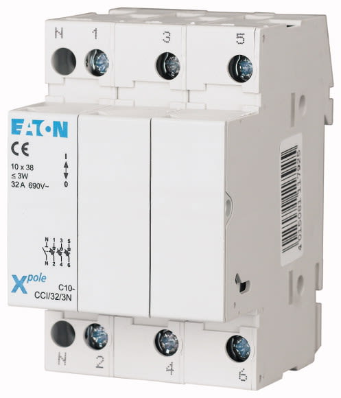 Eaton Industries France SAS - Coupe circuit 10X38 3P N