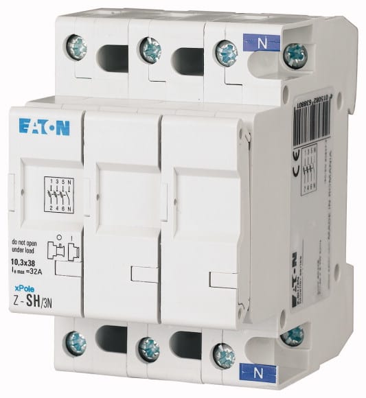 Eaton Industries France SAS - Coupe circuit, 3 p+N, 10 x 38