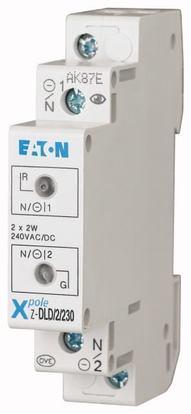 Eaton Industries France SAS - Voyant double, 230AC/DC, rouge/vert