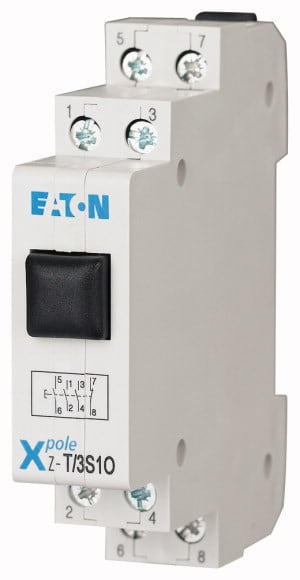 Eaton Industries France SAS - Bouton-poussoir, 400 V, 16A, 3 F, 1 contact à ouverture, 1PE