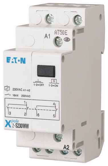 Eaton Industries France SAS - Télérupteur, 230AC, 2 W, 16A, 50Hz, 2PE
