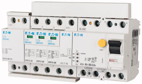 Eaton Industries France SAS - Kit parafoudre, kit TN-S/TT, 3+1p