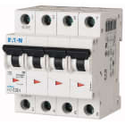 Eaton Industries France SAS - Disjoncteur modulaire FAZ, 25A, 4P, 15kA (IEC/EN 60947-2), courbe D