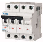 Eaton Industries France SAS - Disjoncteur modulaire FAZT, 20A, 3P+N, 25kA (IEC/EN 60947-2), courbe D